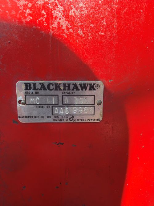 Blackhawk Hydraulic Shop Crane - Image 4